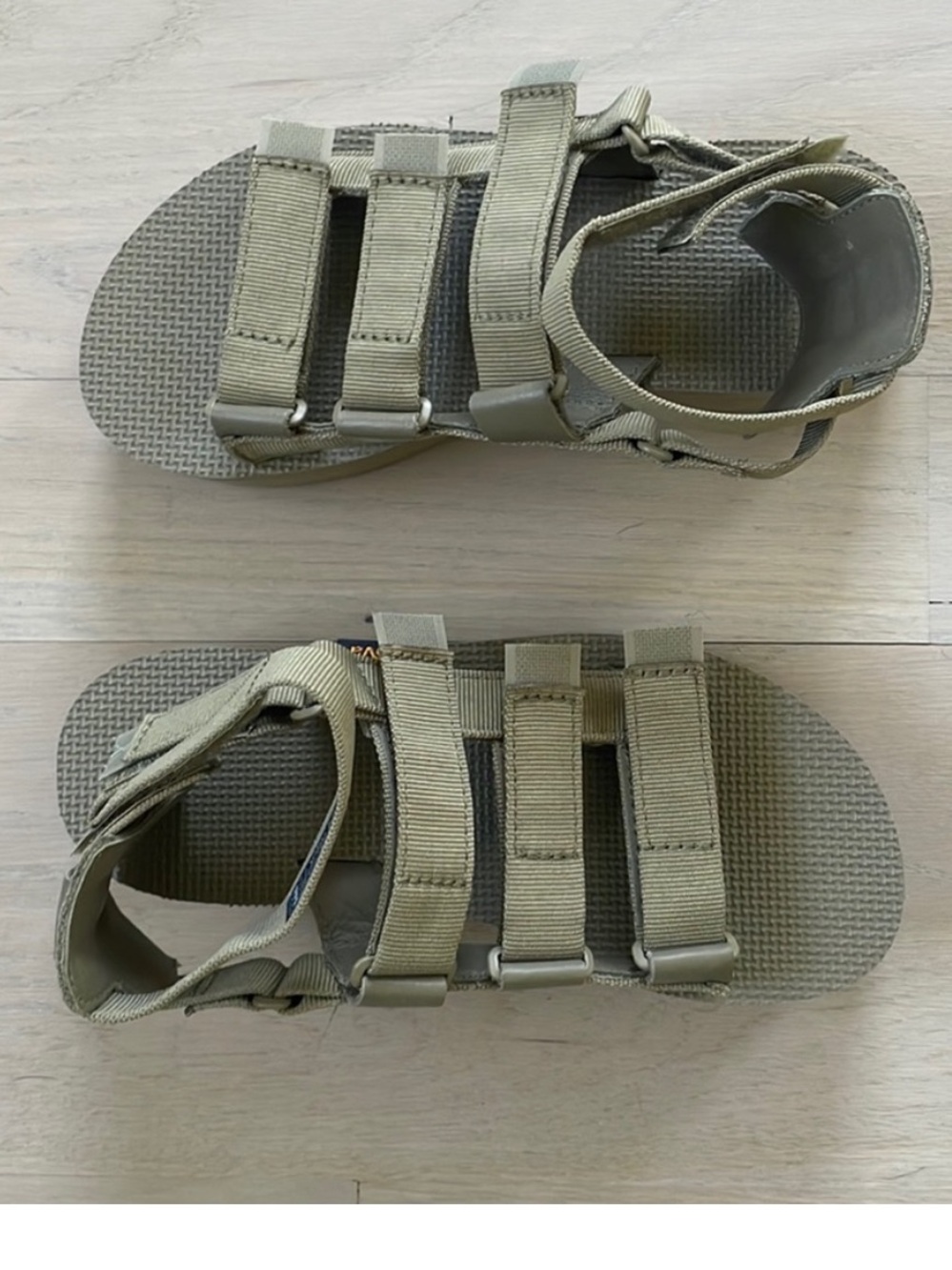 NWOT Teva Mevia Platform Sandals in Army Green size 10 - Picture 5 of 6